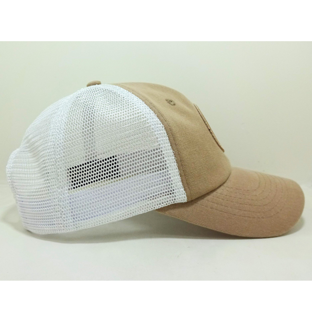 Woven Patches Trucker Hats 6 Panel Gorras Soft Structured Curved Brim Caps Custom Label On Sweatband Adjustable Snapback Closure 4