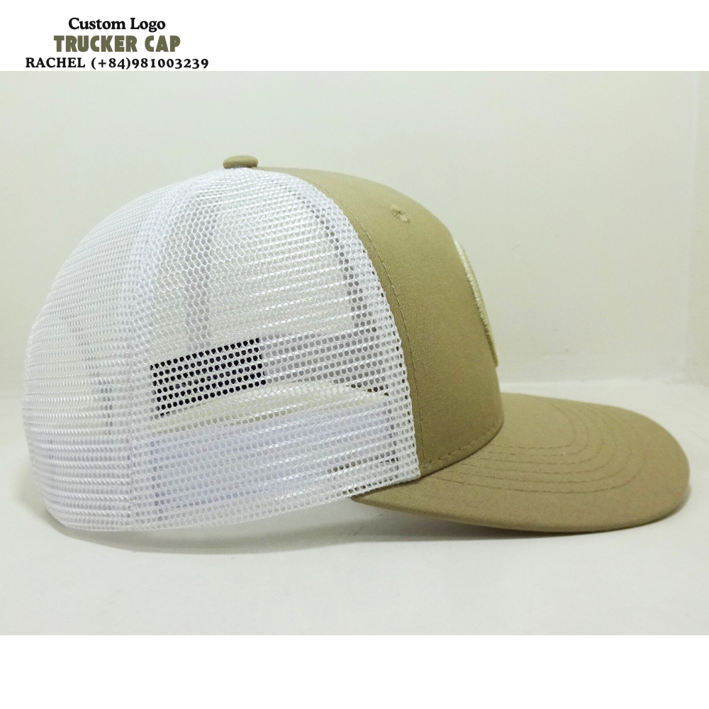 Y 6606 Trucker Hats 6 Panel Structured Caps Embroidered/Woven Patches Slightly Curved Brim Private Label On Sweatband Snapback 6