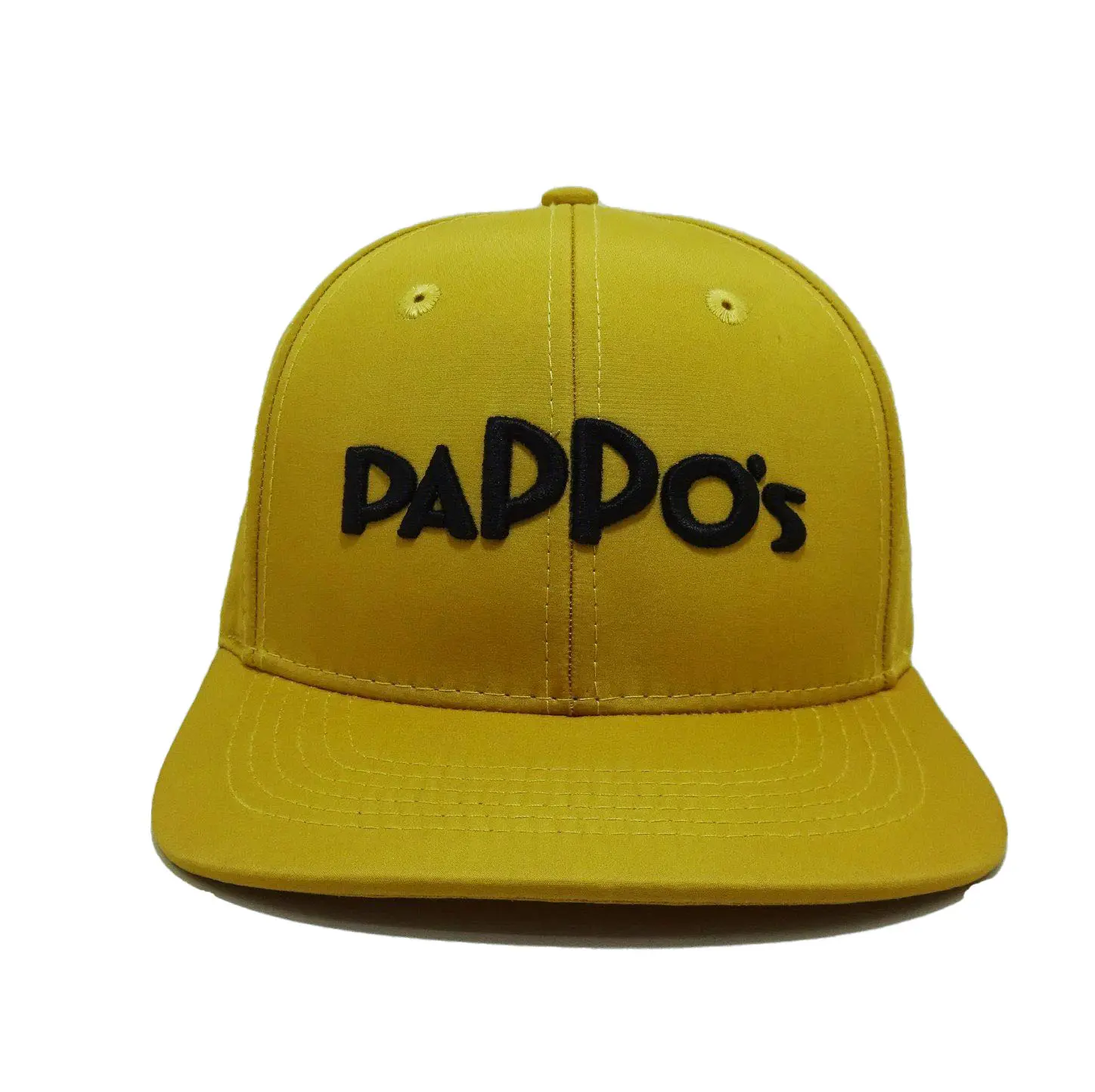 Yellow Color 3D Embroidery Logo Snapback for Men Custom Design Baseball Hats Polyester Lightweight and Sport Caps 1