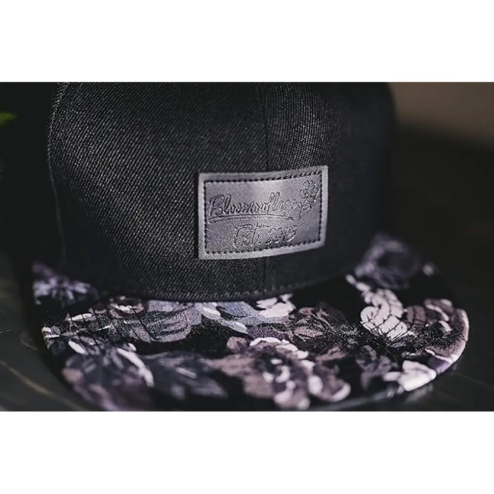 Youth New Fashion Floral Snapback Cap Patch Printed Custom High Quality Hats Snapback Caps 5